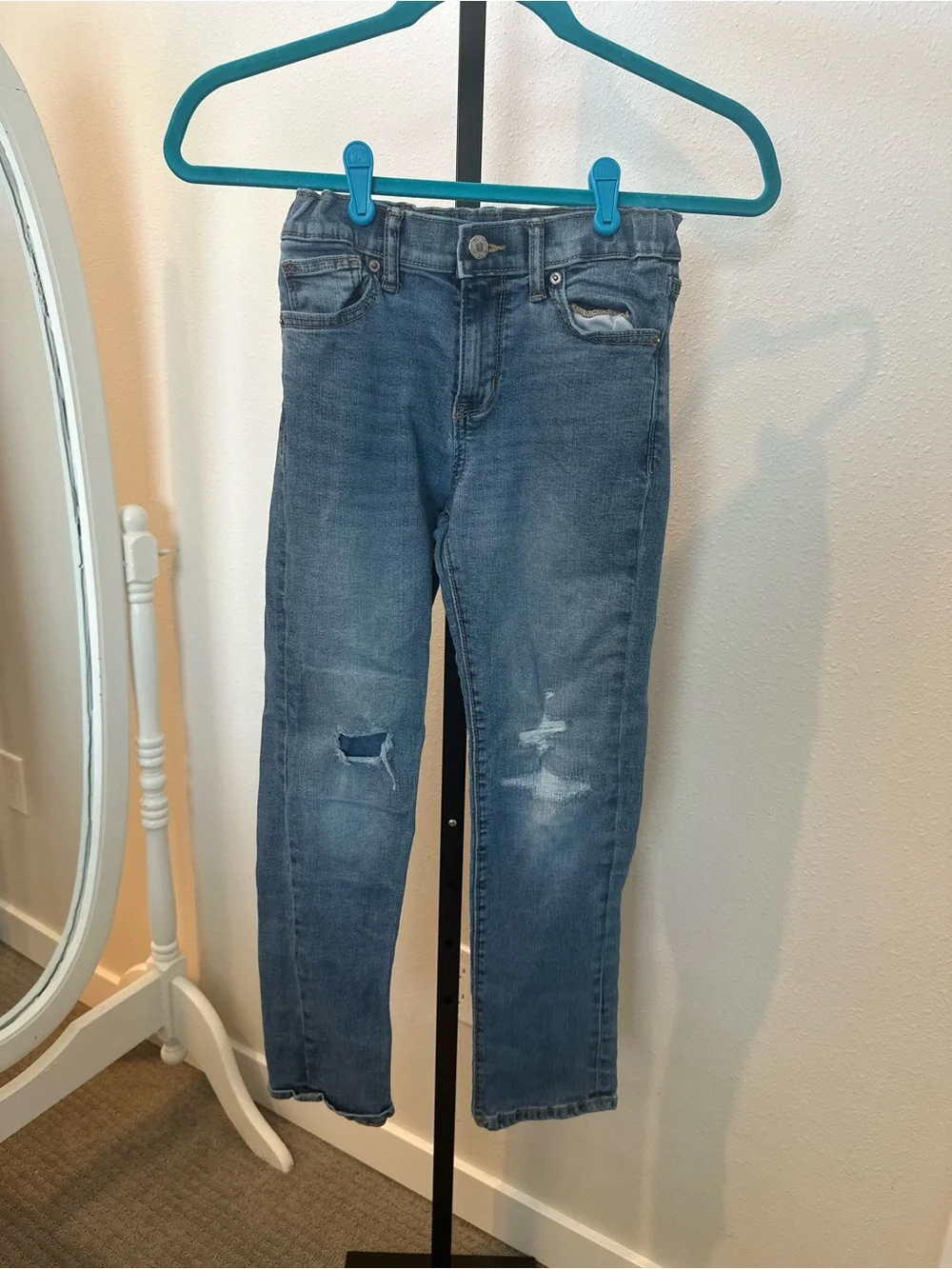 Old Navy Kids Blue Distressed Slim Jeans